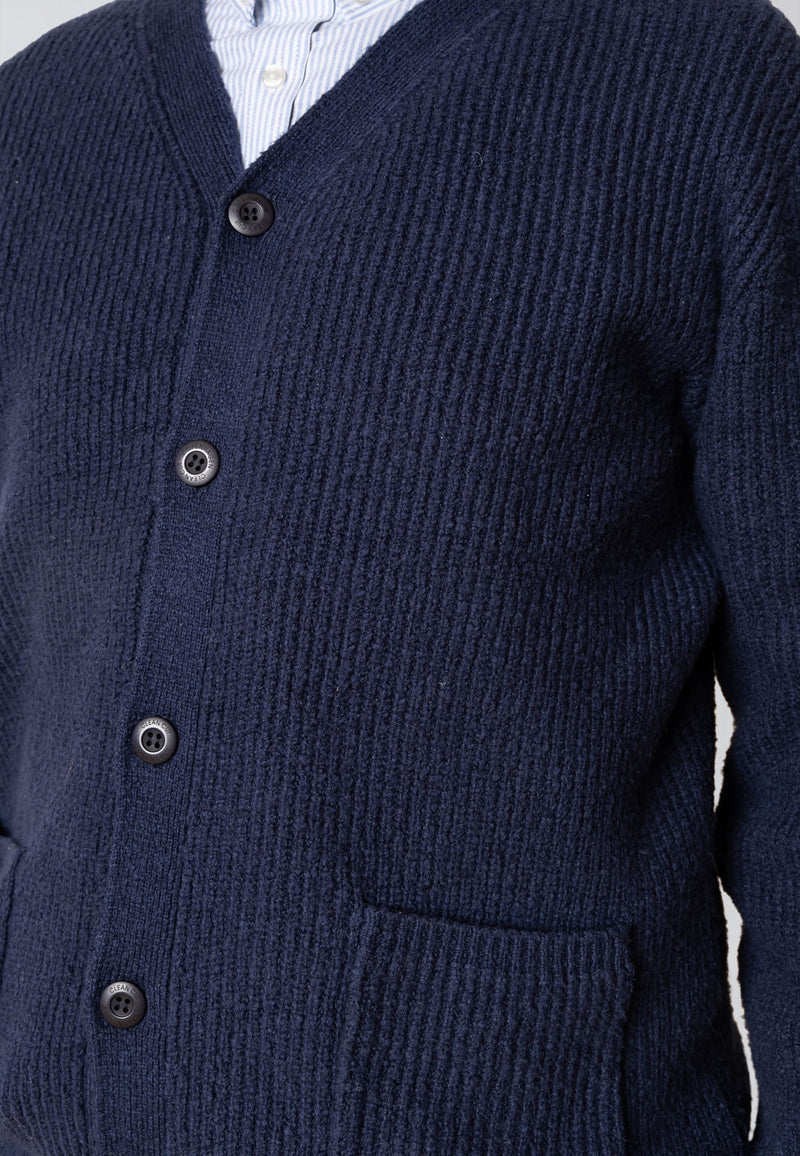 Clean Cut Copenhagen BROOKS CARDIGAN Strik Navy