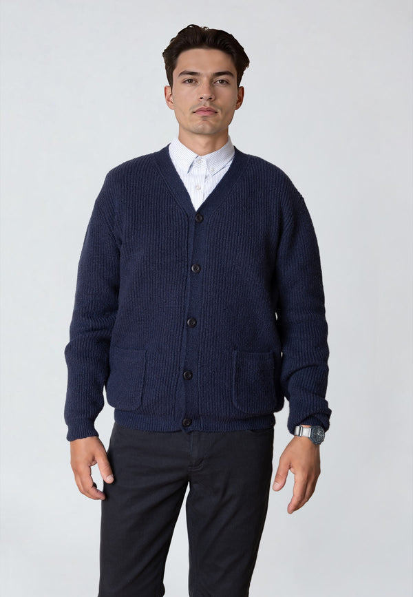 Clean Cut Copenhagen BROOKS CARDIGAN Strik Navy