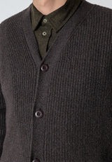 Clean Cut Copenhagen BROOKS CARDIGAN Strik Taube brown melange