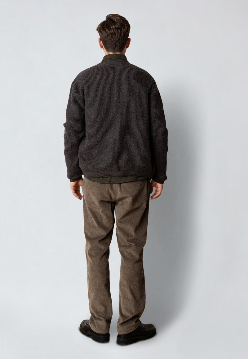 Clean Cut Copenhagen BROOKS CARDIGAN Strik Taube brown melange