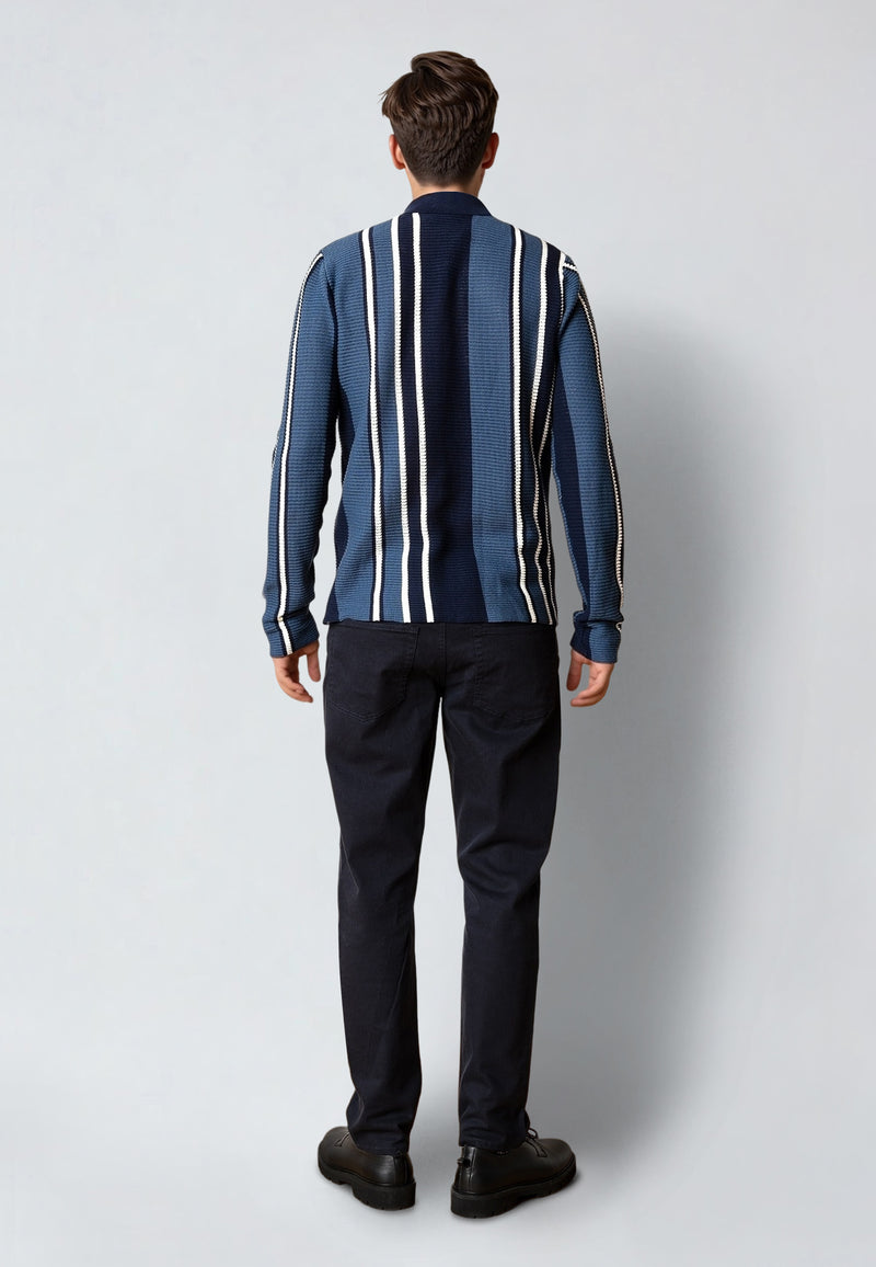 Clean Cut Copenhagen BUCKLEY KNITTED CARDIGAN Strik Navy