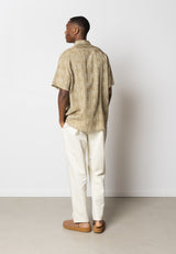 Clean Cut Copenhagen Barcelona cotton/linen pants Bukser Ecru
