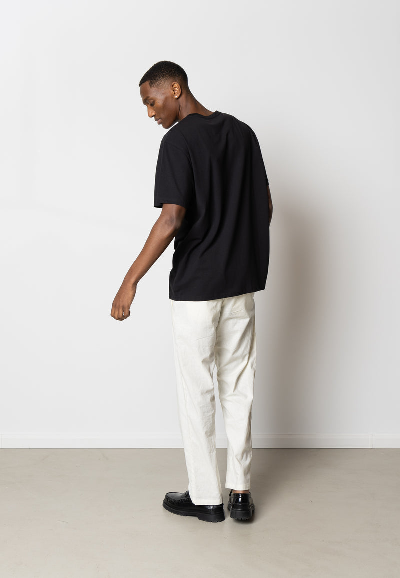 Clean Cut Copenhagen Barcelona cotton/linen pants Bukser Ecru