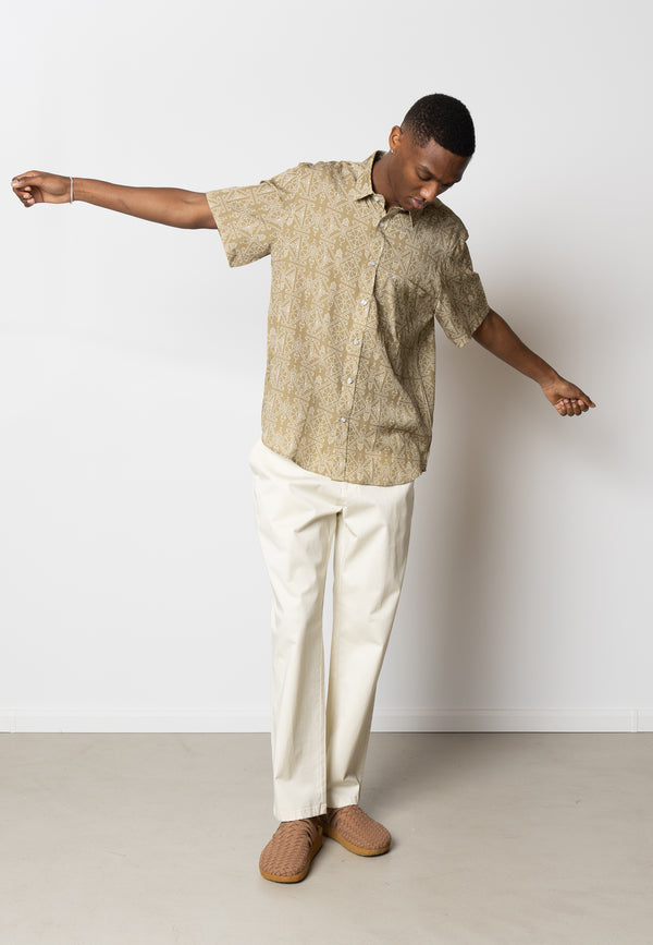 Clean Cut Copenhagen Barcelona cotton/linen pants Bukser Ecru