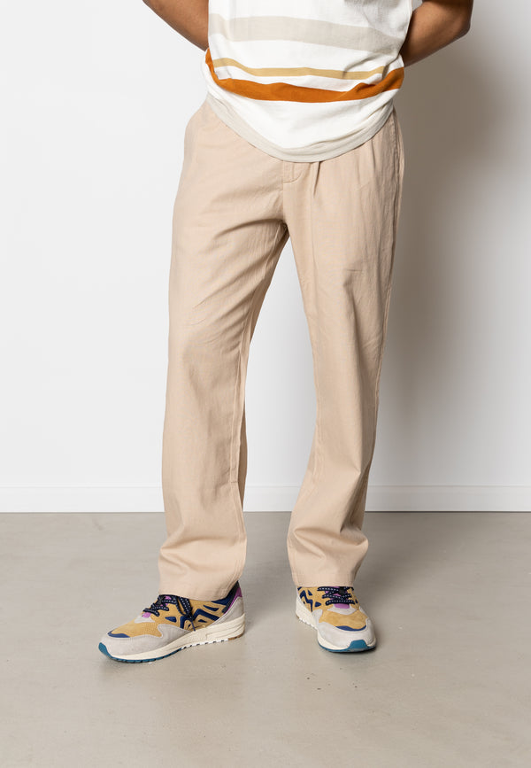 Clean Cut Copenhagen Barcelona cotton/linen pants Bukser Khaki
