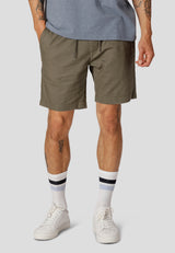 Clean Cut Copenhagen Barcelona bomuld/hør shorts Shorts Støvet Grøn