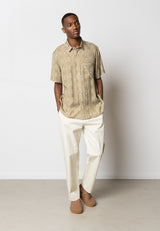 Clean Cut Copenhagen Barcelona cotton/linen pants Bukser Ecru