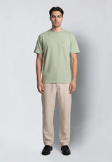Clean Cut Copenhagen Basic Organic t-shirt T-shirts S/S Desert sage