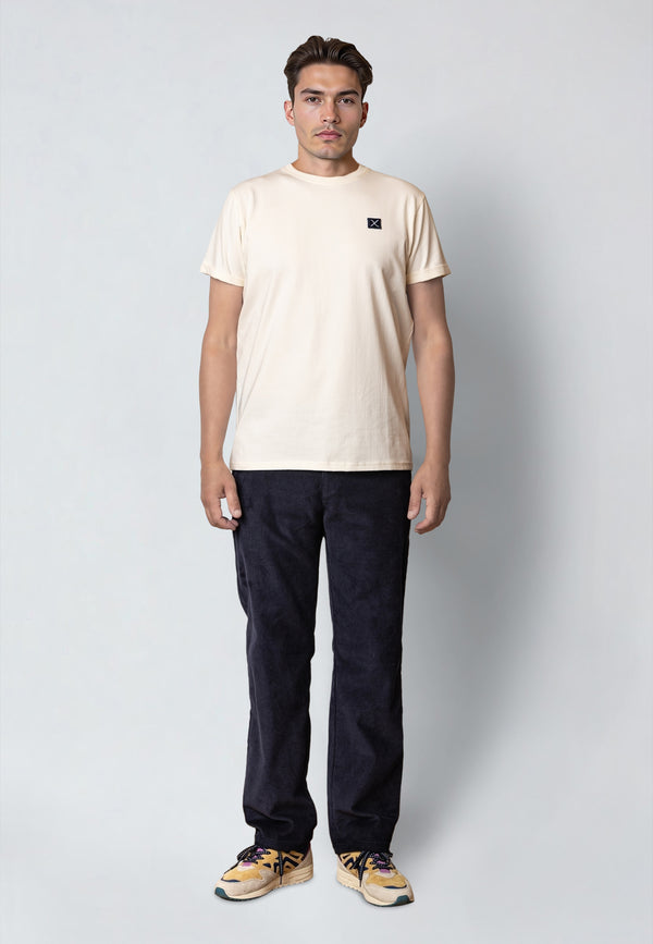 Clean Cut Copenhagen Basic Organic t-shirt T-shirts S/S Ecru