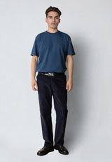 Clean Cut Copenhagen Basic Organic t-shirt T-shirts S/S Key largo blue