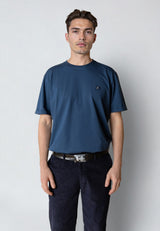Clean Cut Copenhagen Basic Organic t-shirt T-shirts S/S Key largo blue