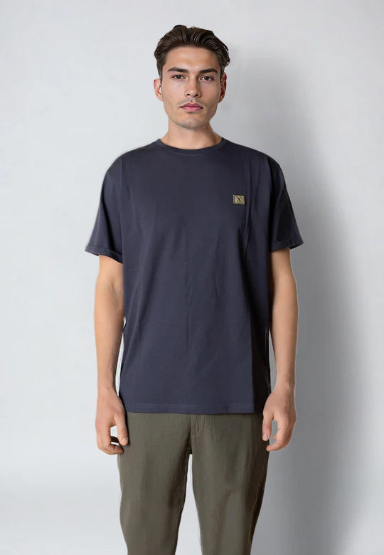 Clean Cut Copenhagen Basic Organic t-shirt T-shirts S/S Navy