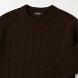 Clean Cut Copenhagen Bertil cashmere knit Strik Dark Brown
