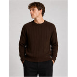 Clean Cut Copenhagen Bertil cashmere knit Strik Dark Brown