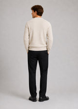 Clean Cut Copenhagen Bertil cashmere knit Strik Ecru Melange
