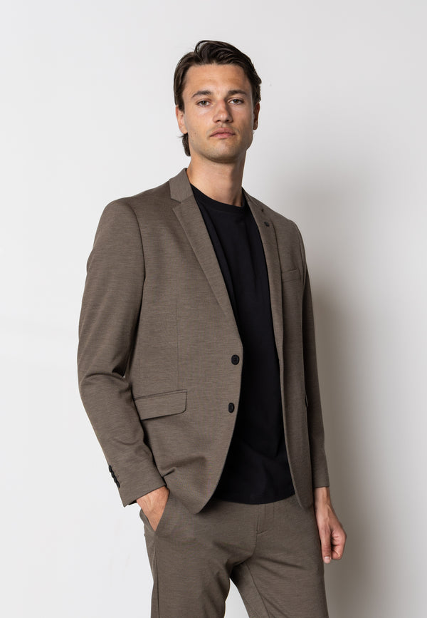 Clean Cut Copenhagen BRENDON JERSEY BLAZER Blazere Dark Khaki