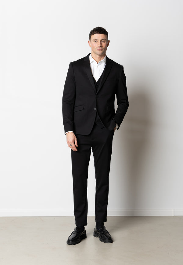Clean Cut Copenhagen BRENDON JERSEY BLAZER Blazere Sort
