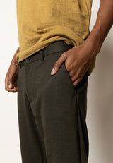 Clean Cut Copenhagen BRENDON JERSEY PANTS Bukser Bottle Grøn