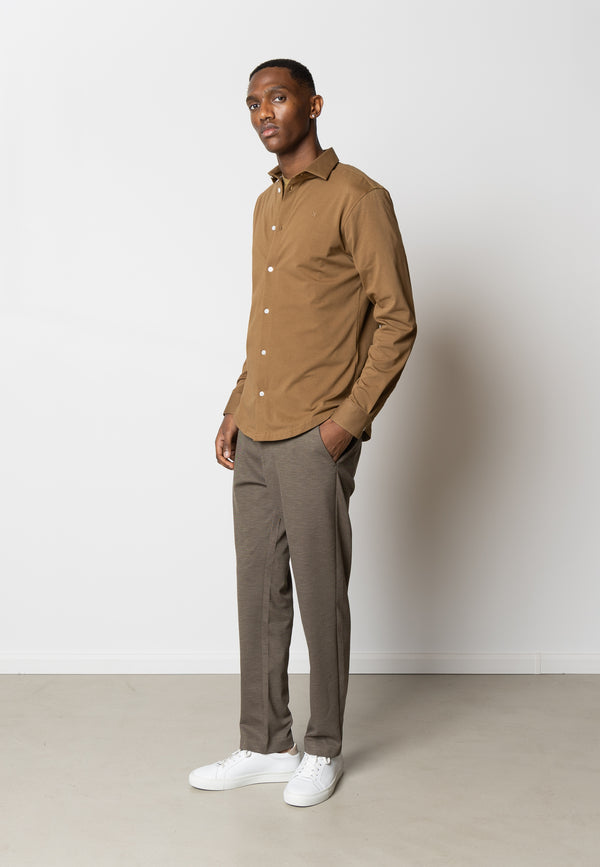 Clean Cut Copenhagen BRENDON JERSEY PANTS Bukser Dark Khaki