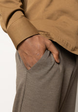 Clean Cut Copenhagen BRENDON JERSEY PANTS Bukser Dark Khaki