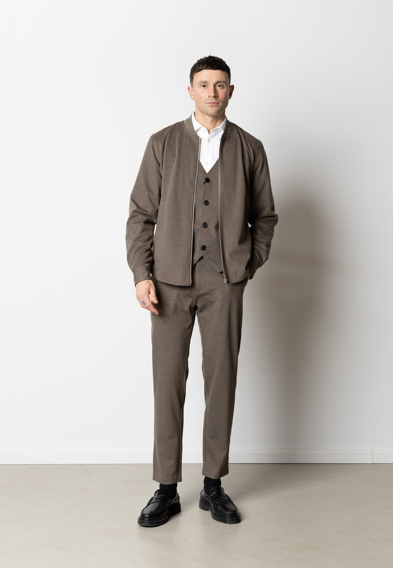 Clean Cut Copenhagen BRENDON JERSEY PANTS Bukser Dark Khaki