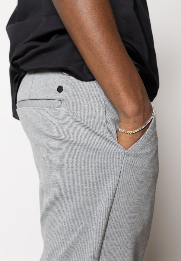 Clean Cut Copenhagen BRENDON JERSEY PANTS Bukser Lysegrå