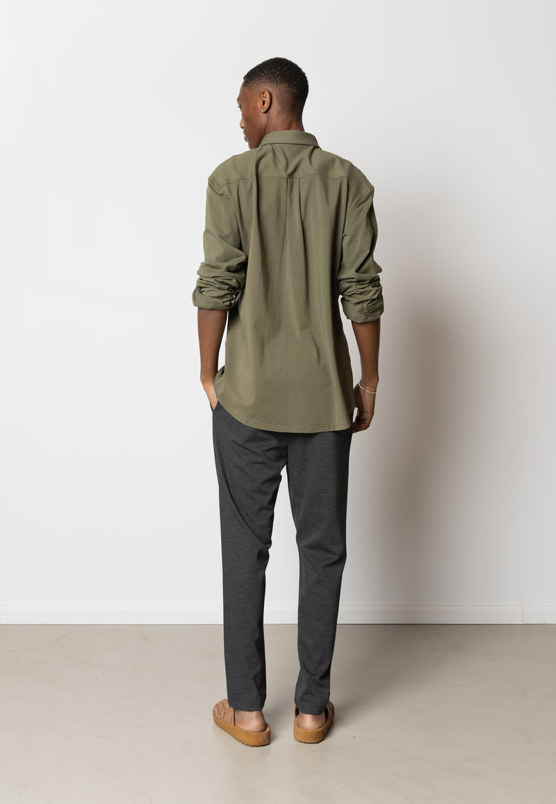 Clean Cut Copenhagen BRENDON JERSEY PANTS Bukser Mørkegrå