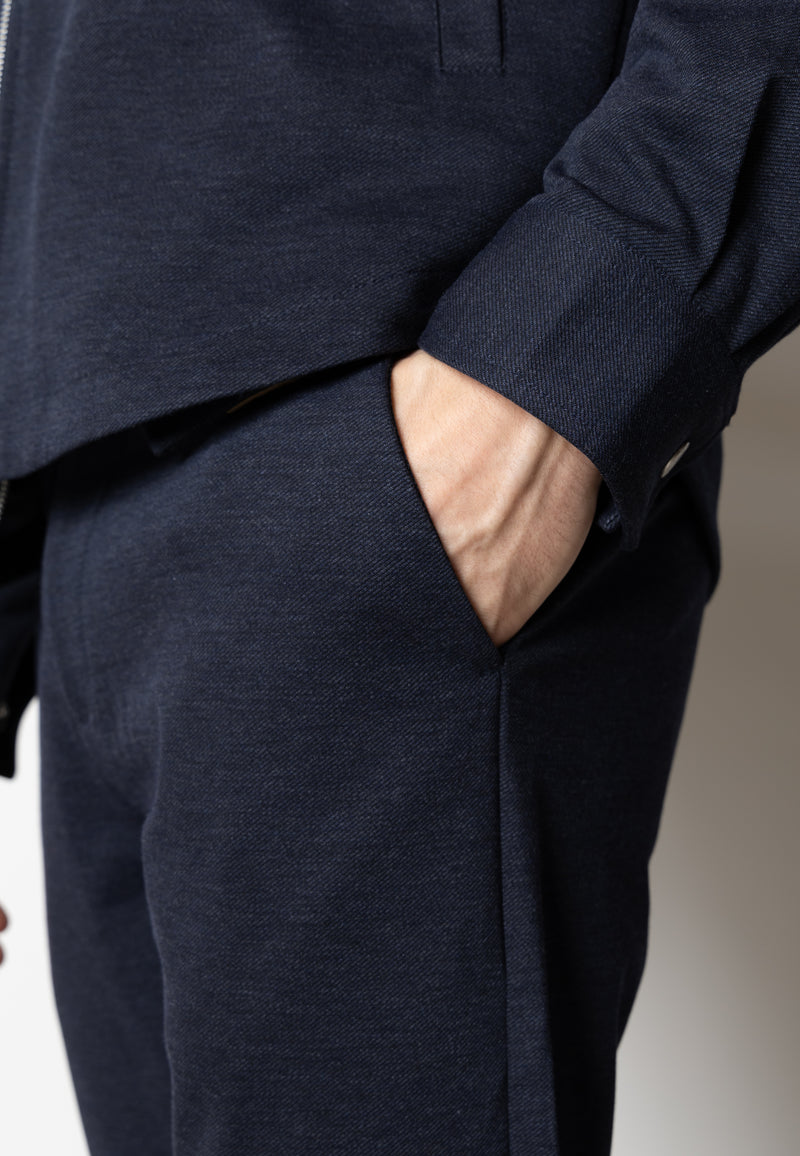 Clean Cut Copenhagen BRENDON JERSEY PANTS Bukser Navy