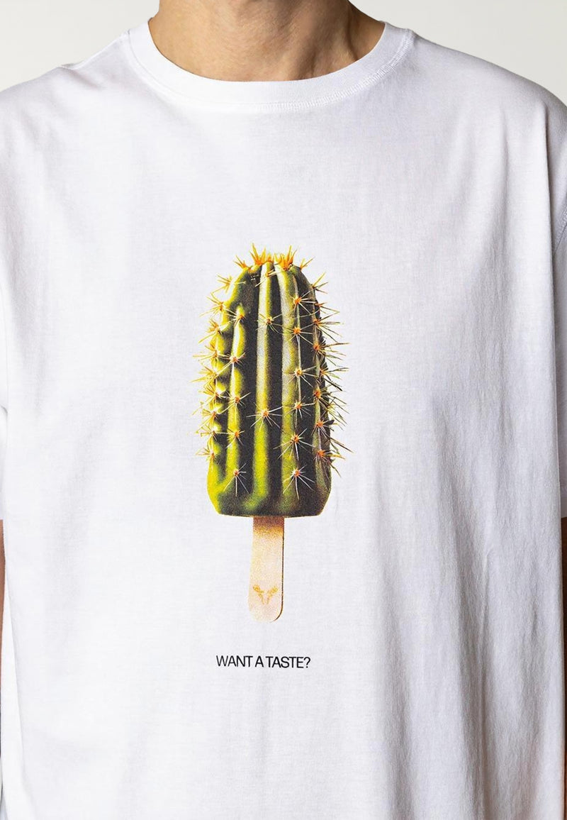Fat Moose CACTUS ICE T-SHIRT T-shirts S/S Hvid
