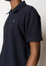 Clean Cut Copenhagen CALTON S/S SHIRT Skjorte S/S Mørk Navy