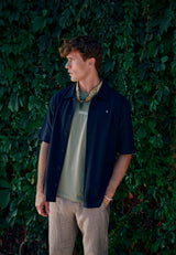 Clean Cut Copenhagen CALTON S/S SHIRT Skjorte S/S Mørk Navy