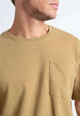 Clean Cut Copenhagen CALTON T-SHIRT T-shirts S/S Dark Khaki