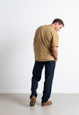 Clean Cut Copenhagen CALTON T-SHIRT T-shirts S/S Dark Khaki
