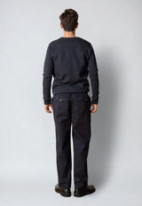 Clean Cut Copenhagen CAL 'GRANDAD' T-SHIRT T-shirts L/S Mørk Navy