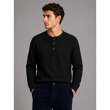 Clean Cut Copenhagen CAL 'GRANDAD' T-SHIRT T-shirts L/S Sort