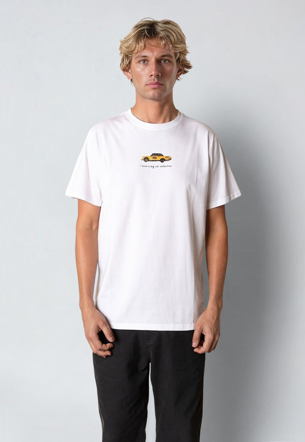 Fat Moose CAR COLLECTION T-SHIRT T-shirts S/S Hvid