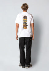 Fat Moose CAR COLLECTION T-SHIRT T-shirts S/S Hvid