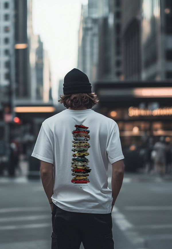 Fat Moose CAR COLLECTION T-SHIRT T-shirts S/S Hvid