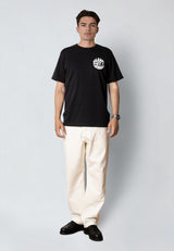 Clean Cut Copenhagen CIRCLE LOGO T-SHIRT T-shirts S/S Sort