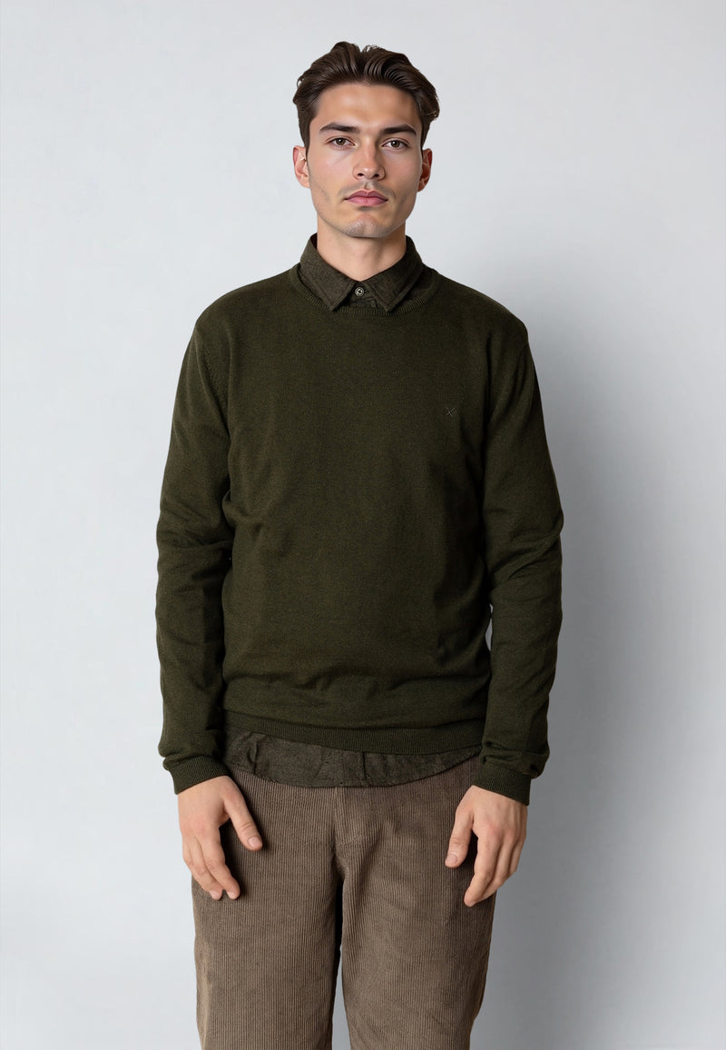 Clean Cut Copenhagen CLAUDE KNITTED JUMPER Strik Rosin melange