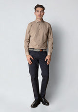 Clean Cut Copenhagen CLEAN FORMAL STRETCH SHIRT Skjorte L/S Brindle beige