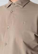 Clean Cut Copenhagen CLEAN FORMAL STRETCH SHIRT Skjorte L/S Brindle beige