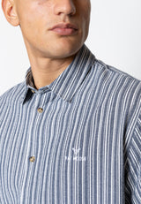 Fat Moose COLBY S/S SHIRT Skjorte S/S Navy/White