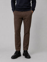 Clean Cut Copenhagen COPENHAGEN BRENDON JERSEY PANTS Bukser Dark Brown