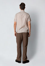 Clean Cut Copenhagen CREED S/S sHIRT Skjorte S/S Shitake
