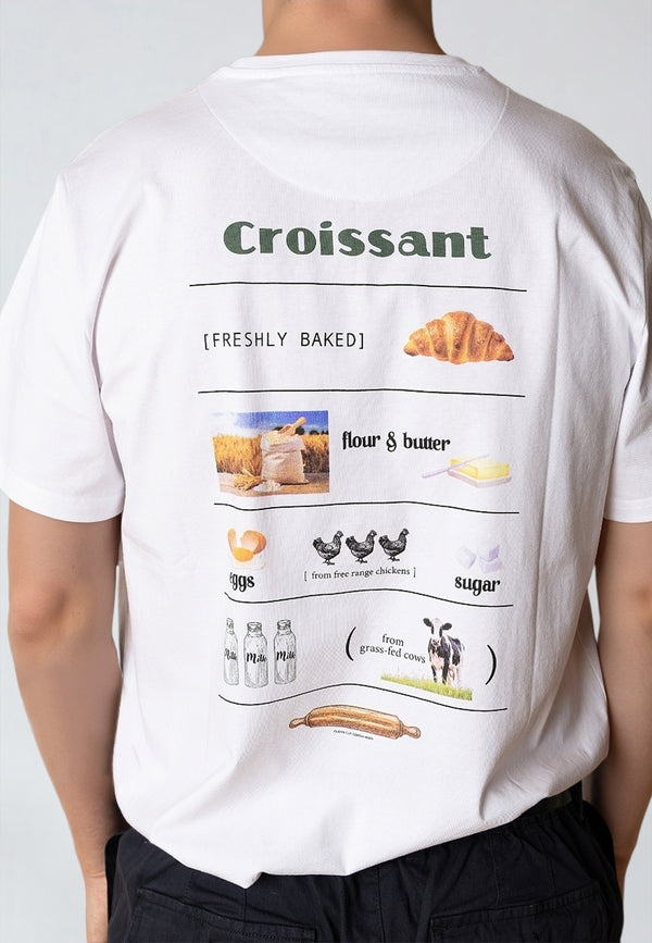 Clean Cut Copenhagen CROISSANT T-SHIRT T-shirts S/S Hvid