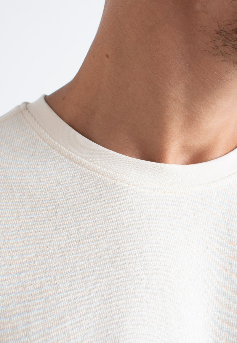 Clean Cut Copenhagen Calton cotton t-shirt T-shirts S/S Ecru