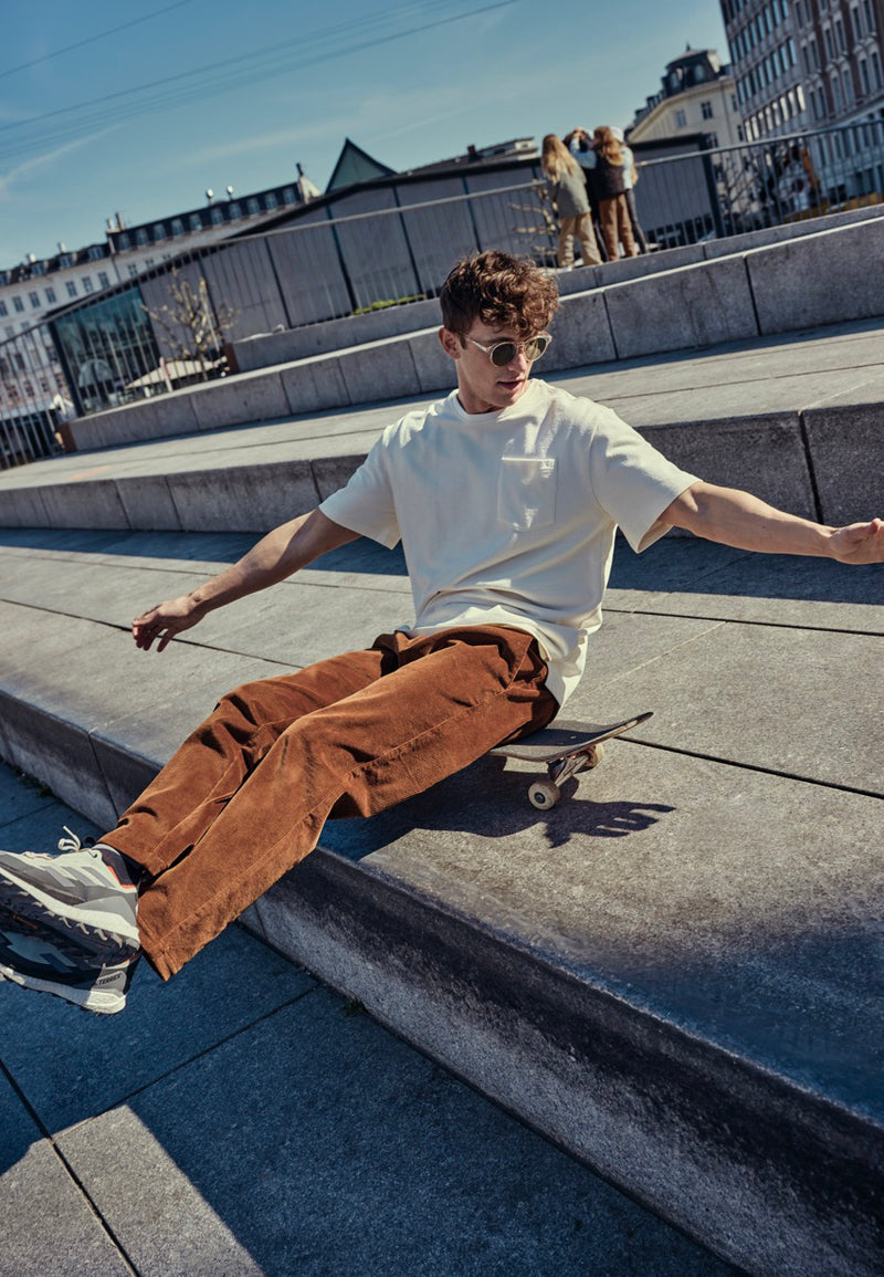 Clean Cut Copenhagen Calton cotton t-shirt T-shirts S/S Ecru
