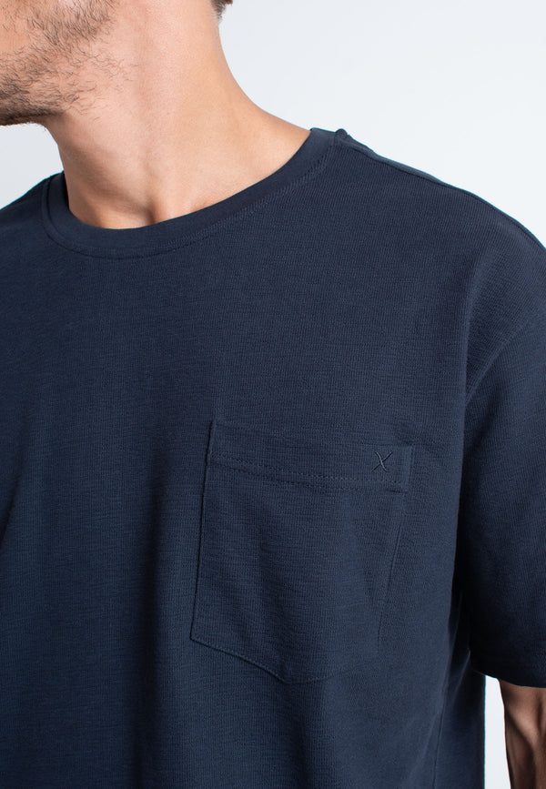 Clean Cut Copenhagen Calton cotton t-shirt T-shirts S/S Mørk Navy