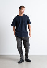 Clean Cut Copenhagen Calton cotton t-shirt T-shirts S/S Mørk Navy